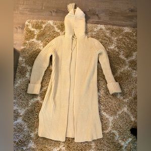 Cream/white winter cardigan